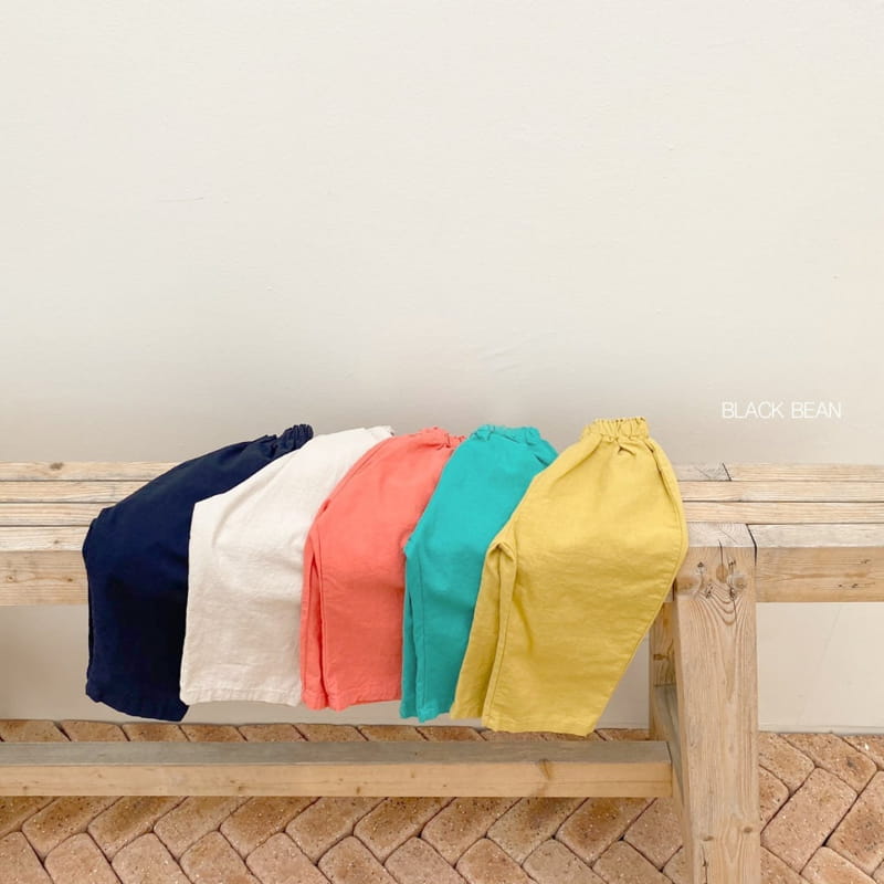 BLACK BEAN - Korean Children Fashion - #Kfashion4kids - Linen Capri Pants - 11