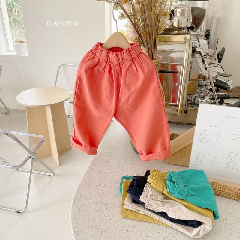 BLACK BEAN - Korean Children Fashion - #Kfashion4kids - Linen Capri Pants - 3