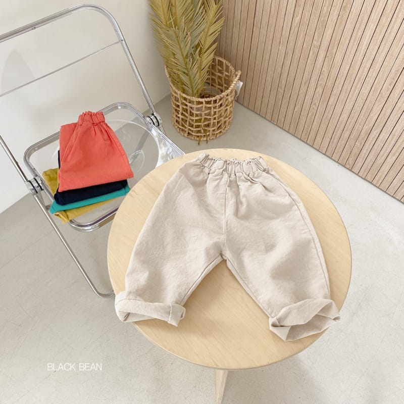 BLACK BEAN - Korean Children Fashion - #Kfashion4kids - Linen Capri Pants - 4