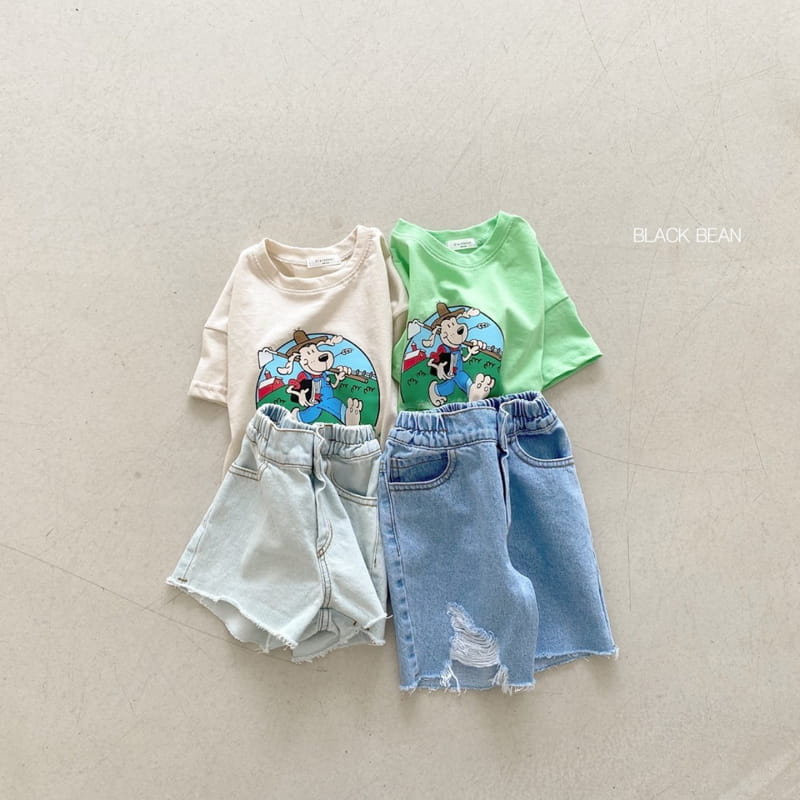 BLACK BEAN - Korean Children Fashion - #Kfashion4kids - Farmer Tee - 2