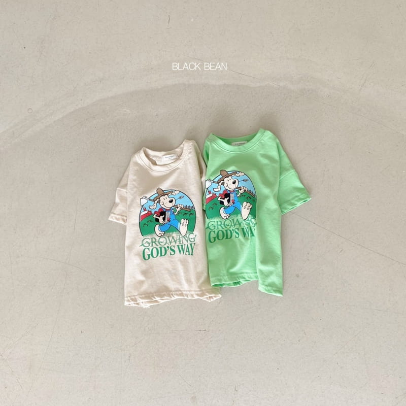 BLACK BEAN - Korean Children Fashion - #Kfashion4kids - Farmer Tee - 3