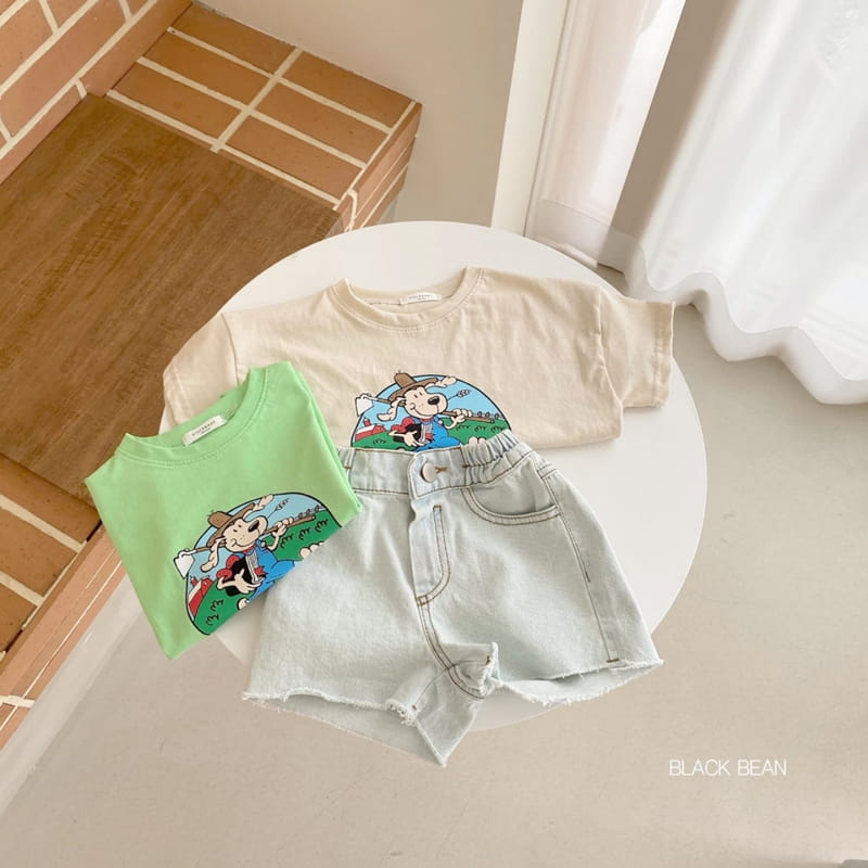 BLACK BEAN - Korean Children Fashion - #Kfashion4kids - Farmer Tee - 7