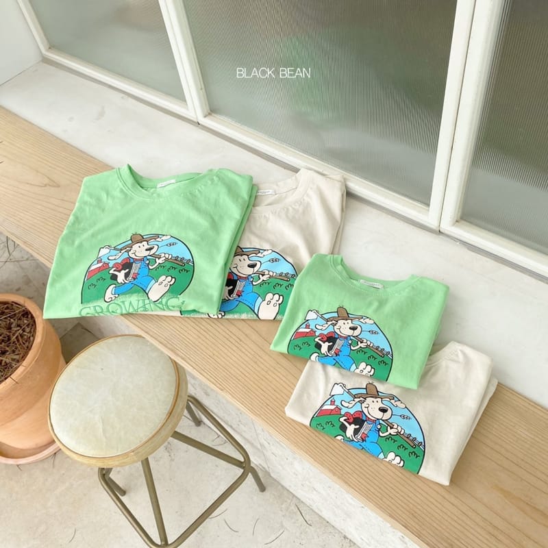 BLACK BEAN - Korean Children Fashion - #Kfashion4kids - Farmer Tee - 8