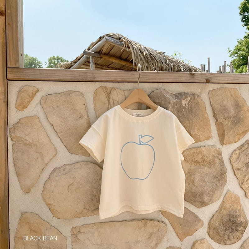 BLACK BEAN - Korean Children Fashion - #Kfashion4kids - Apple Tee - 6