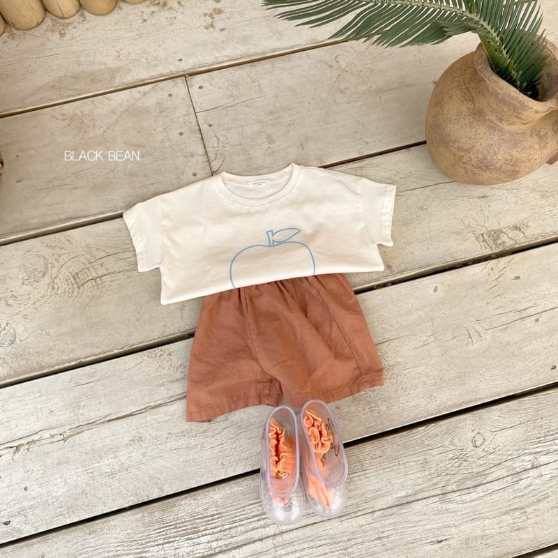 BLACK BEAN - Korean Children Fashion - #Kfashion4kids - Apple Tee - 8