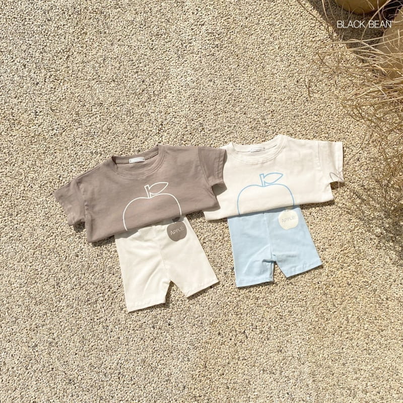 BLACK BEAN - Korean Children Fashion - #Kfashion4kids - Apple Bebe Tee