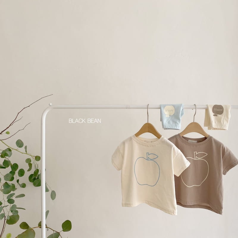 BLACK BEAN - Korean Children Fashion - #Kfashion4kids - Apple Bebe Tee - 6
