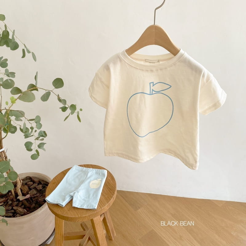 BLACK BEAN - Korean Children Fashion - #Kfashion4kids - Apple Bebe Tee - 8