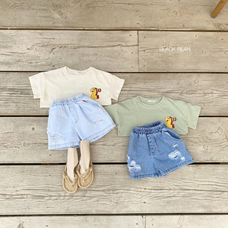 BLACK BEAN - Korean Children Fashion - #Kfashion4kids - Number Tee - 3