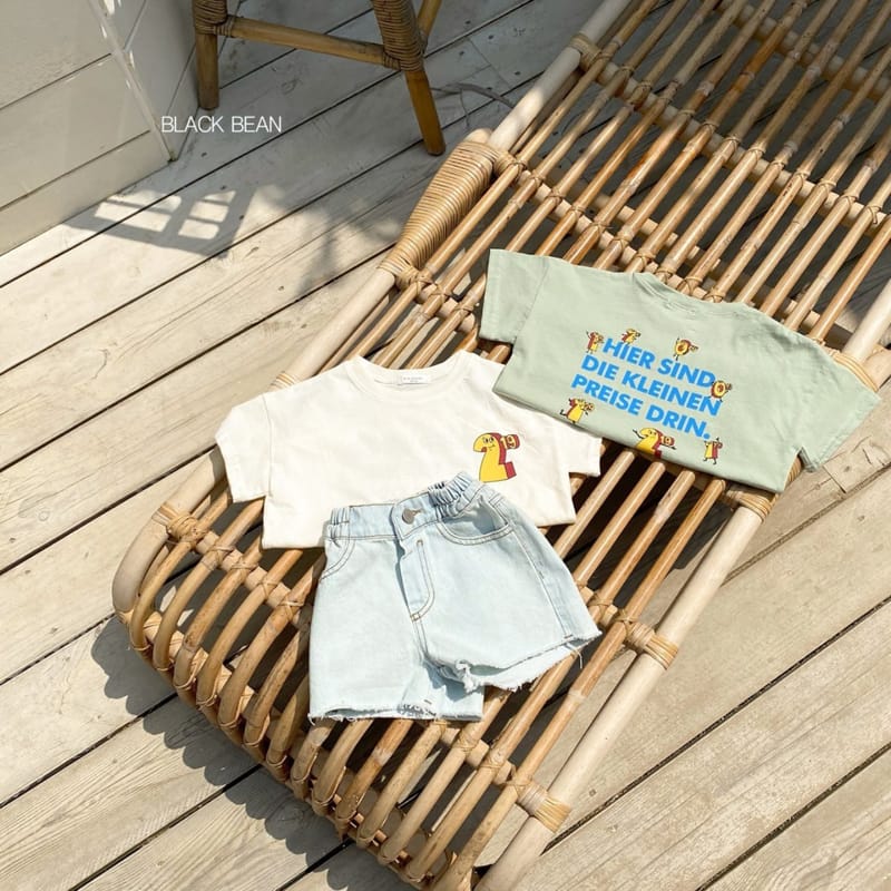 BLACK BEAN - Korean Children Fashion - #Kfashion4kids - Number Tee - 6