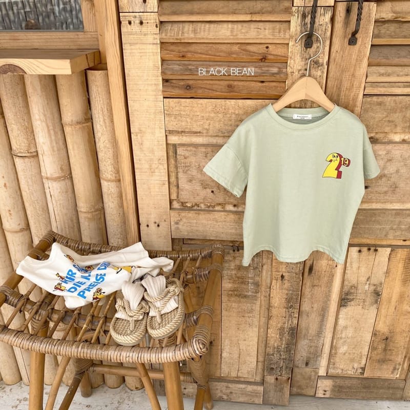 BLACK BEAN - Korean Children Fashion - #Kfashion4kids - Number Tee - 8