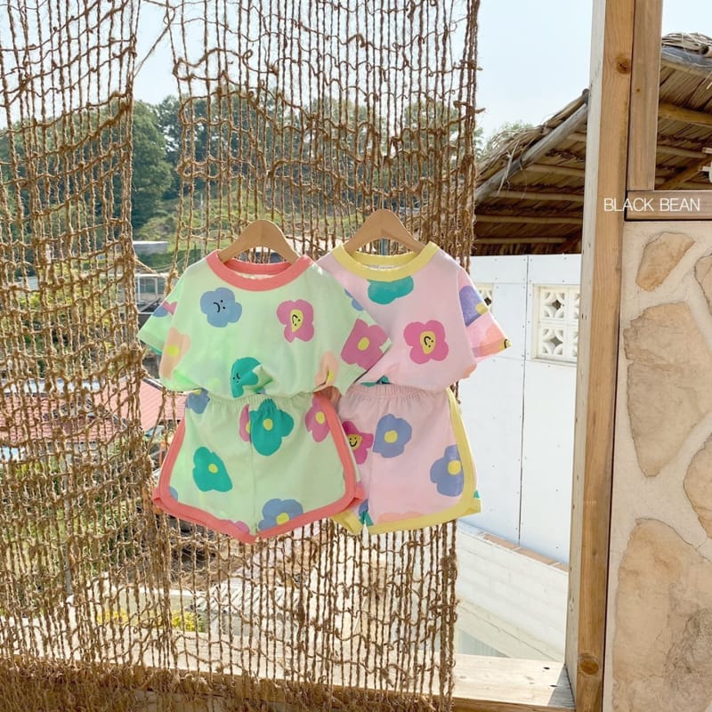 BLACK BEAN - Korean Children Fashion - #Kfashion4kids - Candy Top Bottom Set - 2