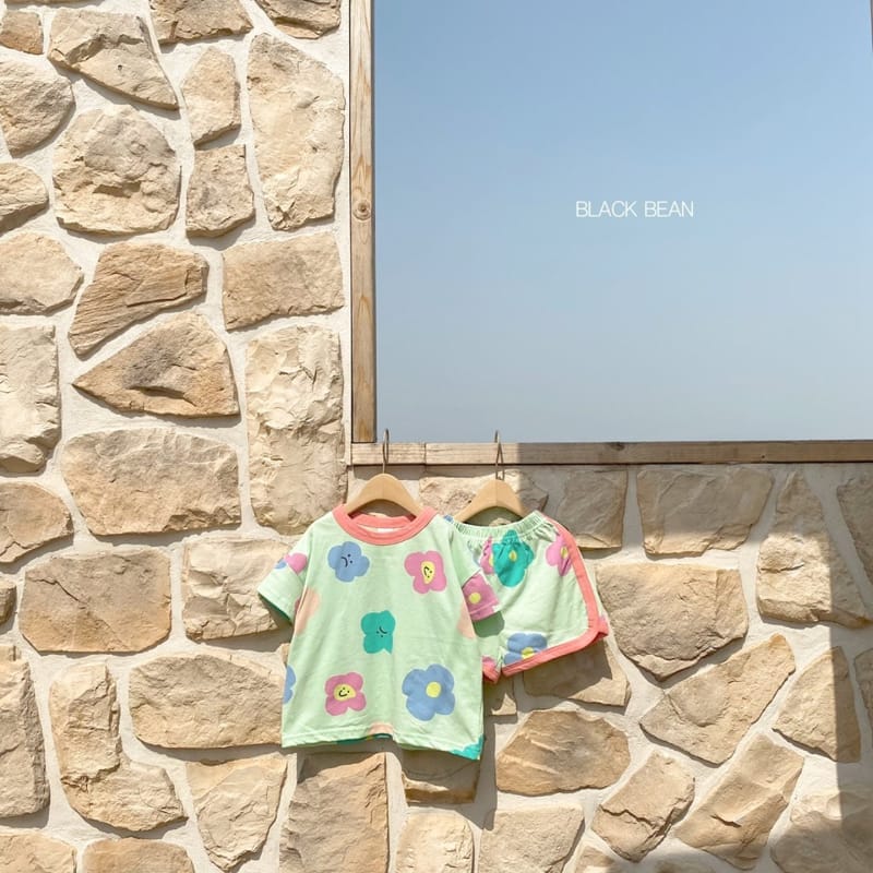BLACK BEAN - Korean Children Fashion - #Kfashion4kids - Candy Top Bottom Set - 6