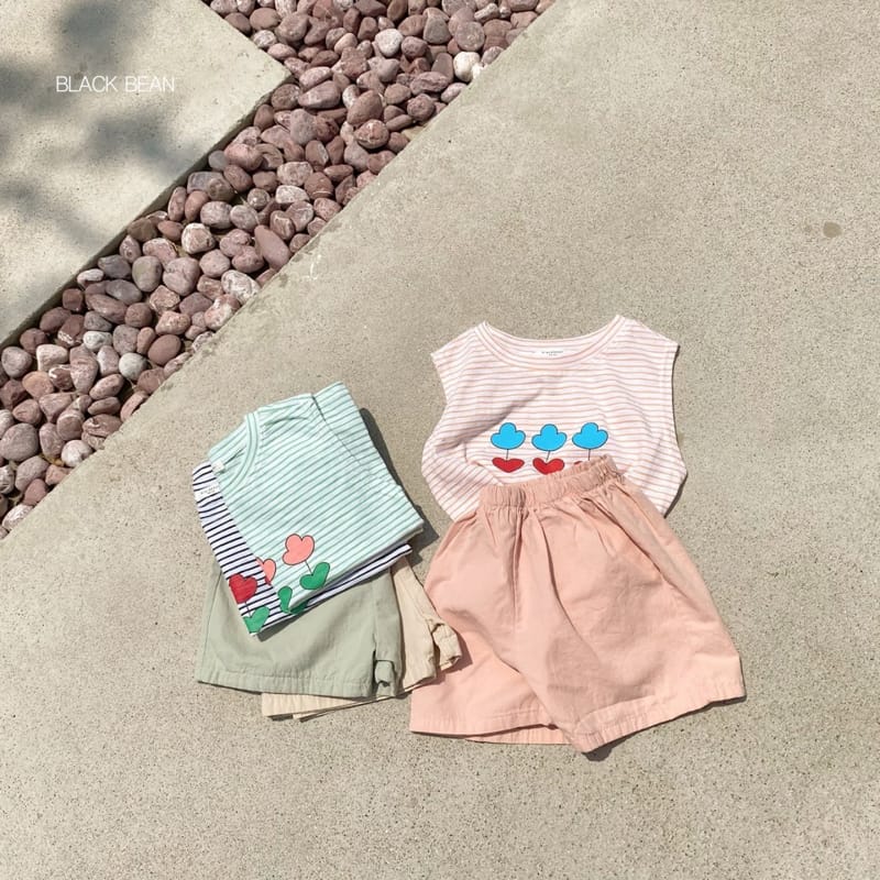 BLACK BEAN - Korean Children Fashion - #Kfashion4kids - Uni Top Bottom Set - 6