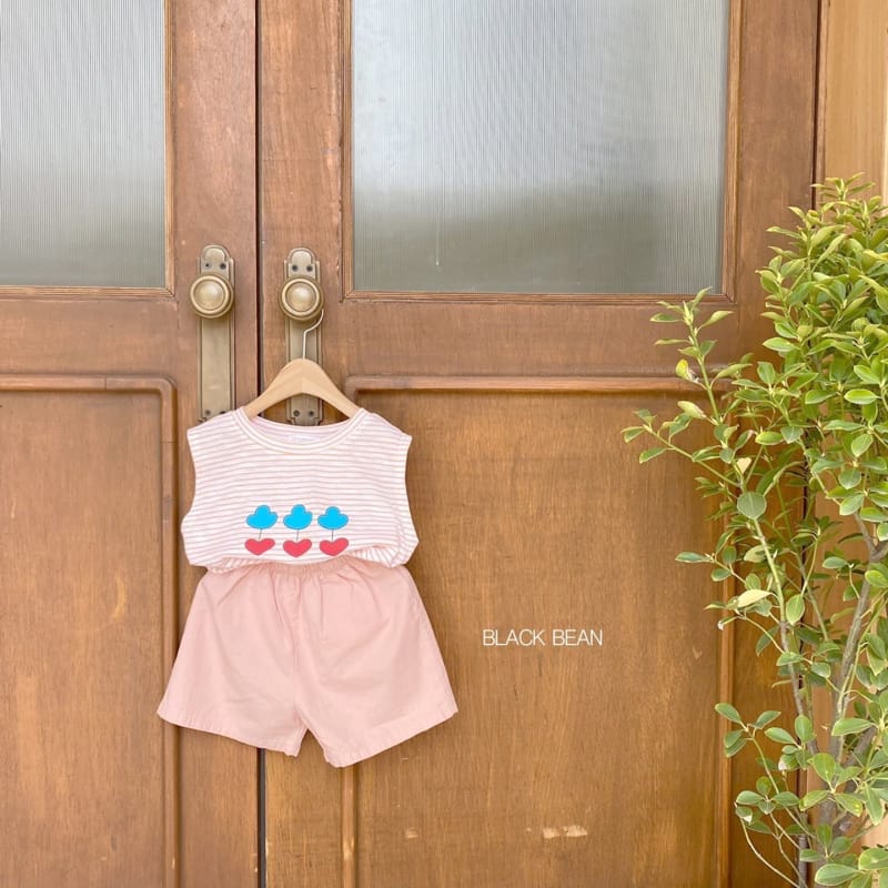 BLACK BEAN - Korean Children Fashion - #Kfashion4kids - Uni Top Bottom Set - 7