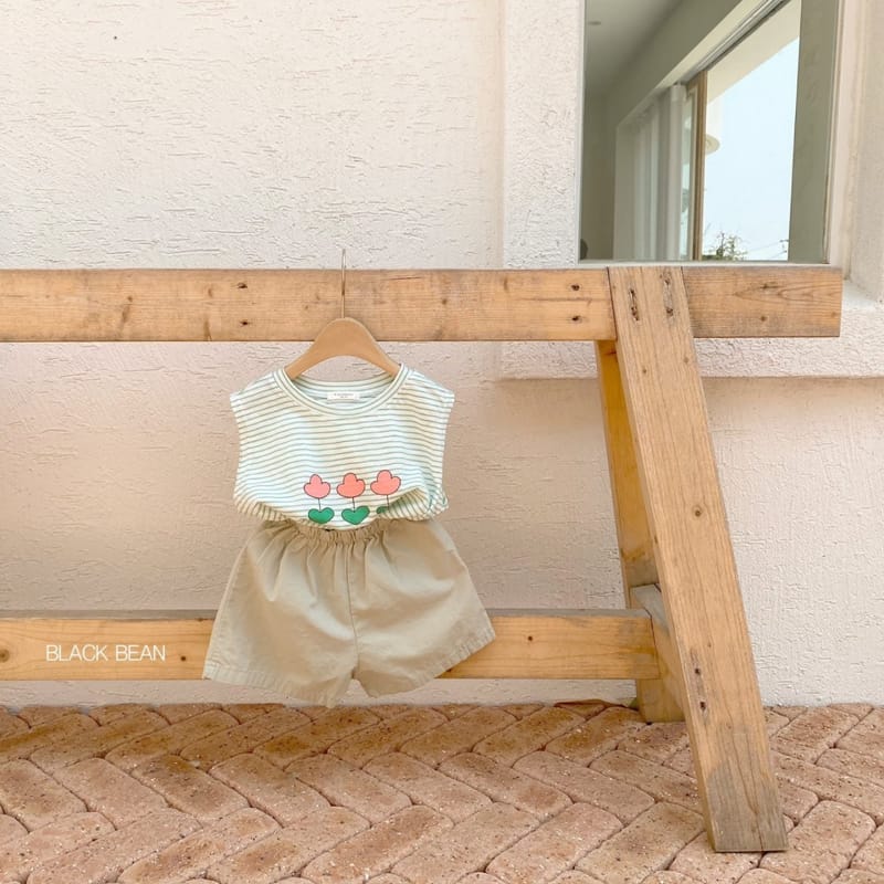 BLACK BEAN - Korean Children Fashion - #Kfashion4kids - Uni Top Bottom Set - 9