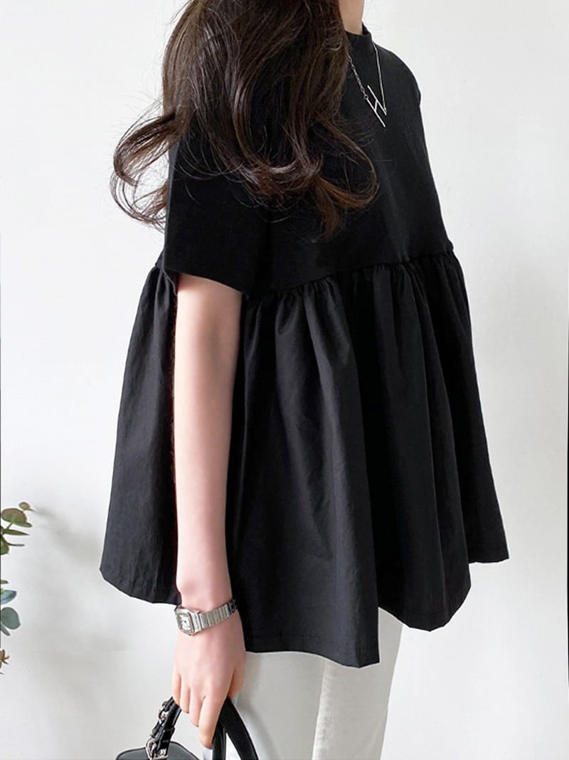 BLACKBANANA - Korean Children Fashion - #Kfashion4kids - Short Sleeves Bagelty - 3