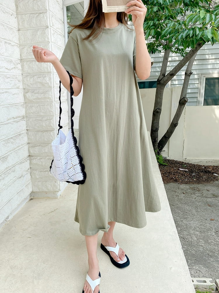 BLACKBANANA - Korean Children Fashion - #Kfashion4kids - A-line One-piece - 3