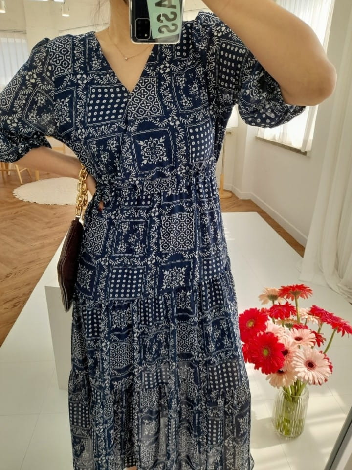BLEND - Korean Children Fashion - #Kfashion4kids - Paisley Chiffon One-Piece - 2