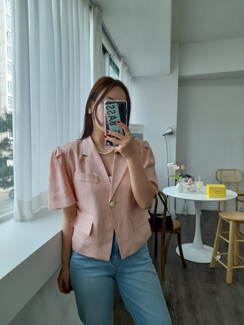 BLEND - Korean Children Fashion - #Kfashion4kids - Puff Linen Jacket