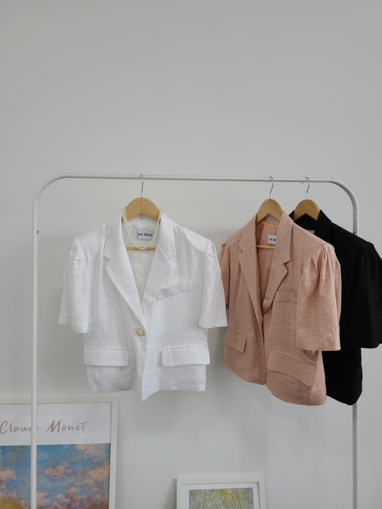 BLEND - Korean Children Fashion - #Kfashion4kids - Puff Linen Jacket - 5