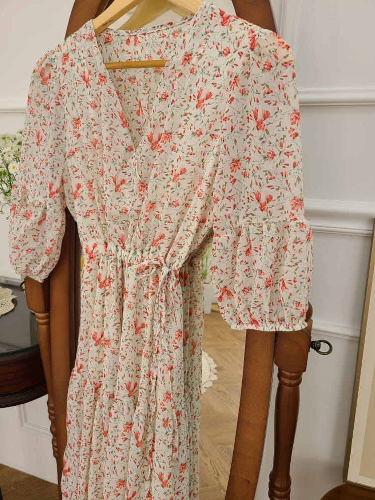 BLEND - Korean Children Fashion - #Kfashion4kids - Zimmerman Chiffon Flower One-piece - 3