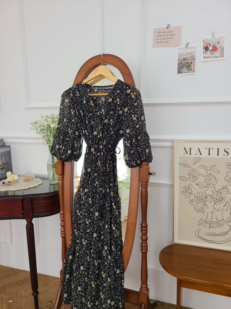 BLEND - Korean Children Fashion - #Kfashion4kids - Zimmerman Chiffon Flower One-piece - 4
