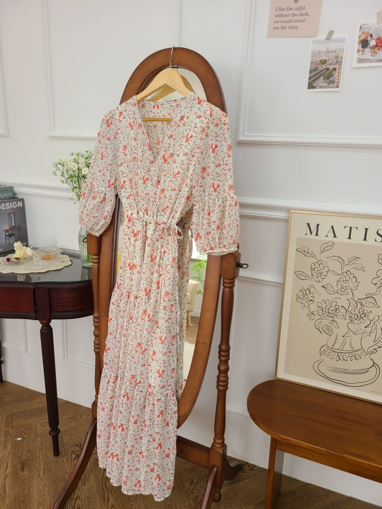 BLEND - Korean Children Fashion - #Kfashion4kids - Zimmerman Chiffon Flower One-piece - 5