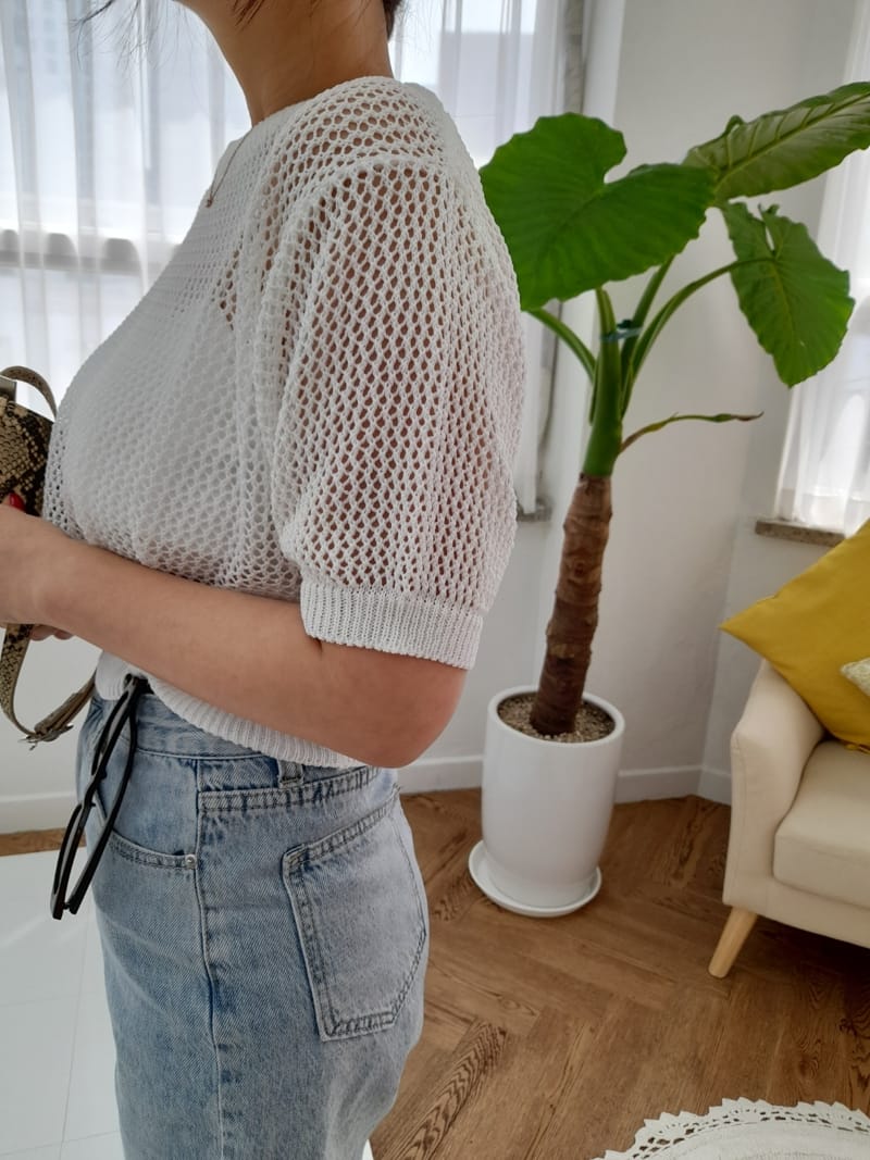 BLEND - Korean Children Fashion - #Kfashion4kids - Eyelet Knitwear - 3