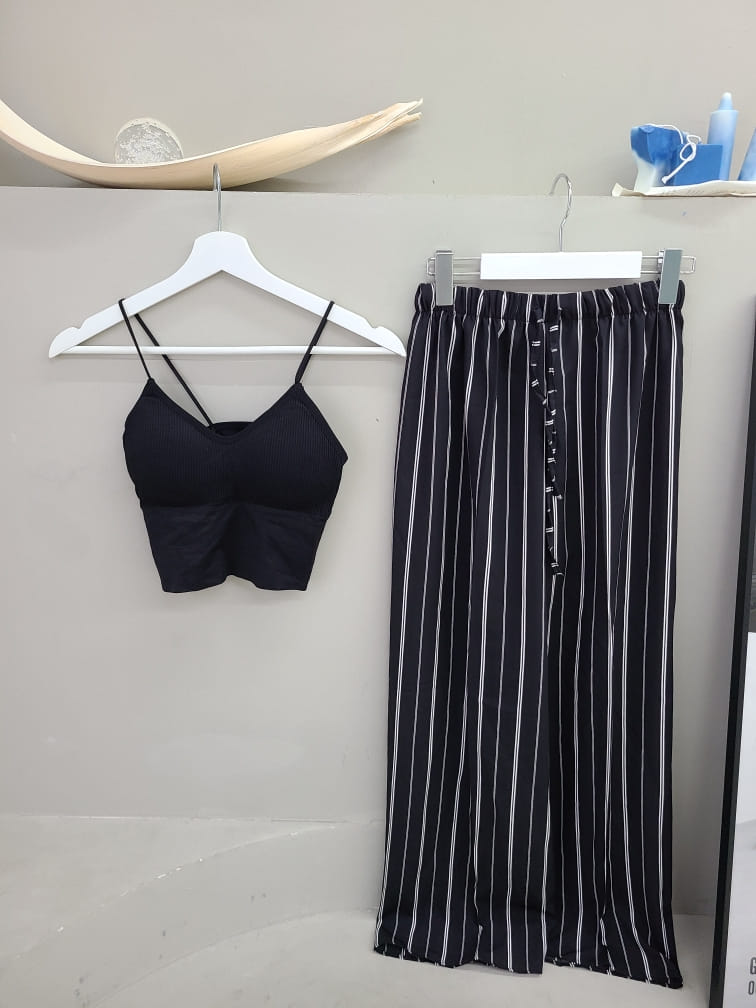 BLEND - Korean Children Fashion - #Kfashion4kids - Striped Pants - 3