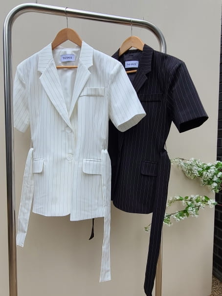 BLEND - Korean Children Fashion - #Kfashion4kids - Stripe Over Jacket - 5