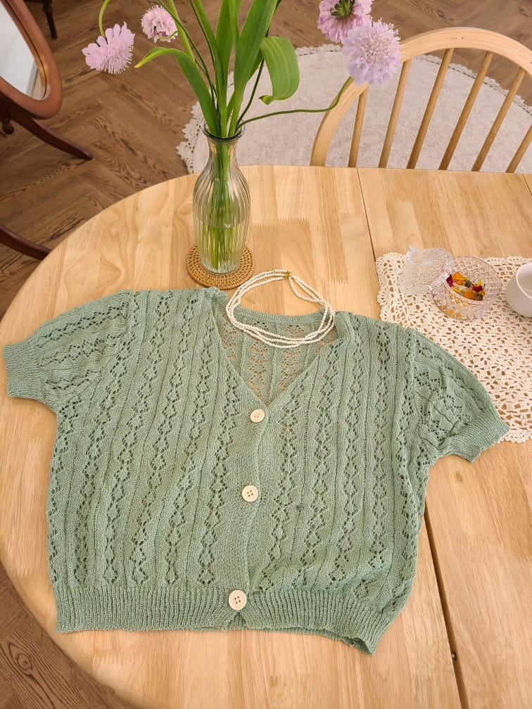 BLEND - Korean Children Fashion - #Kfashion4kids - Scarce Knit Cardigan - 3
