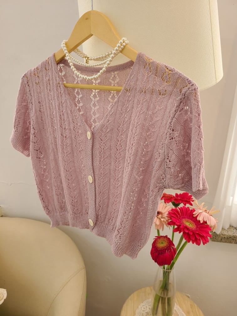 BLEND - Korean Children Fashion - #Kfashion4kids - Scarce Knit Cardigan - 4