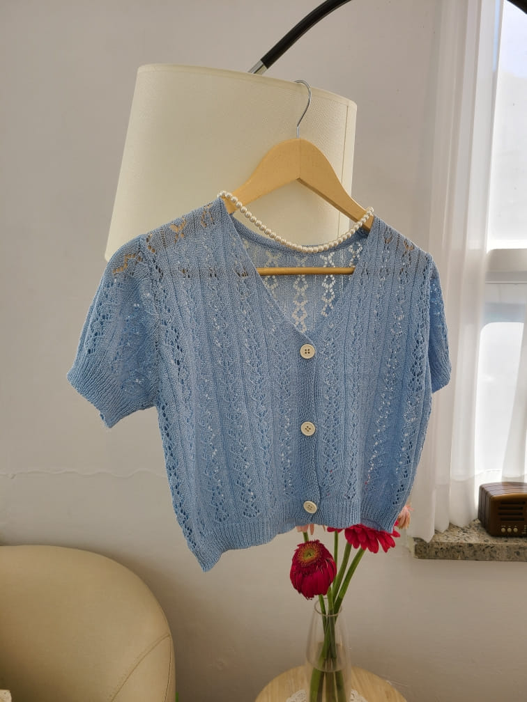 BLEND - Korean Children Fashion - #Kfashion4kids - Scarce Knit Cardigan - 5