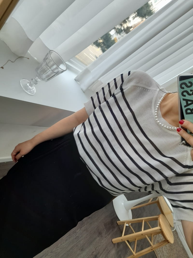 BLEND - Korean Children Fashion - #Kfashion4kids - Saint Stripes Knit Tee - 4
