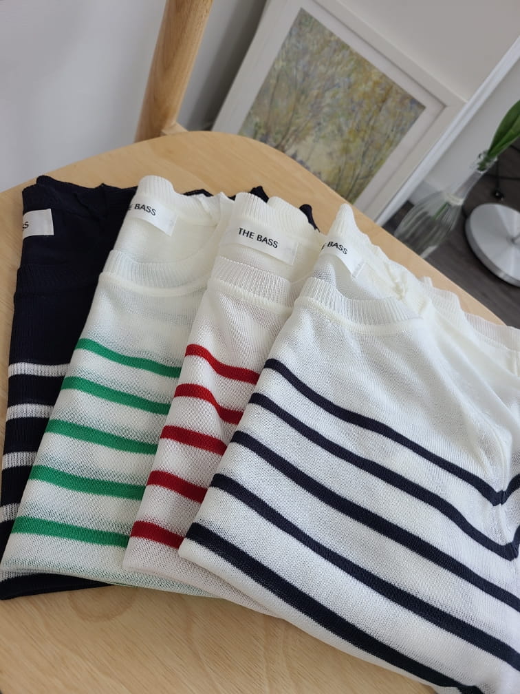 BLEND - Korean Children Fashion - #Kfashion4kids - Saint Stripes Knit Tee - 5