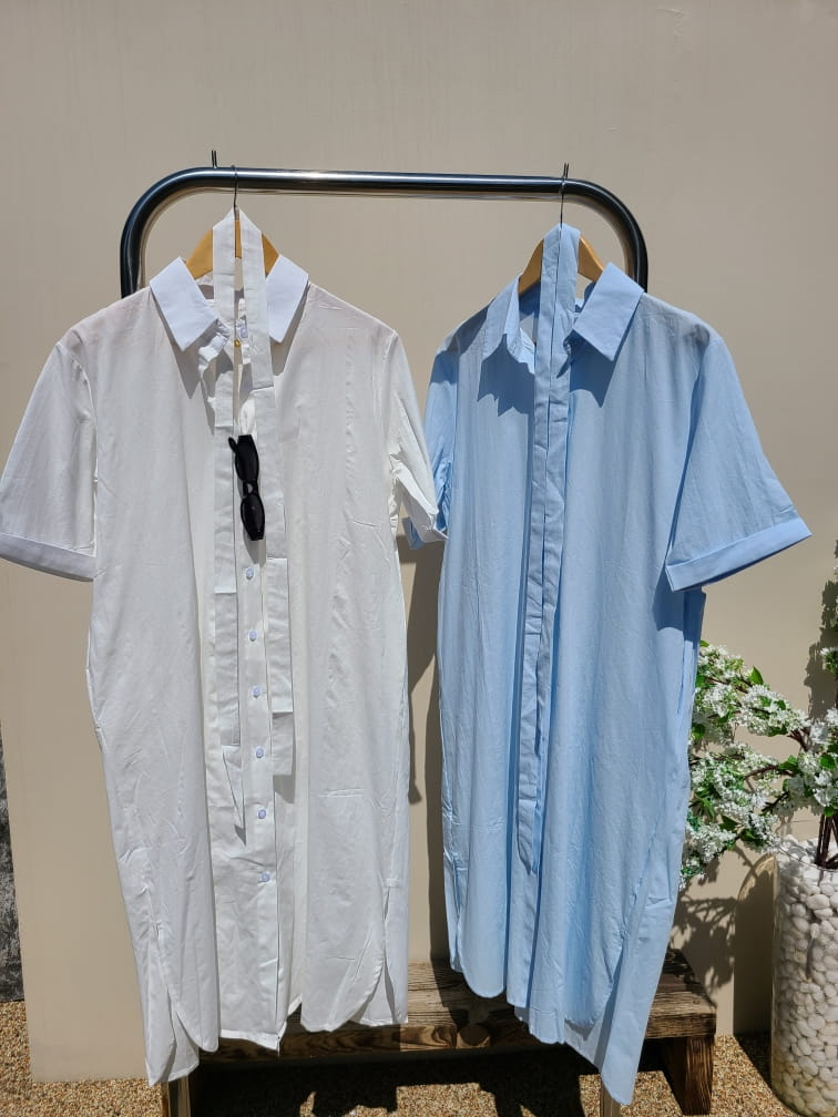 BLEND - Korean Children Fashion - #Kfashion4kids - Beach Shirt Long One-piece - 2