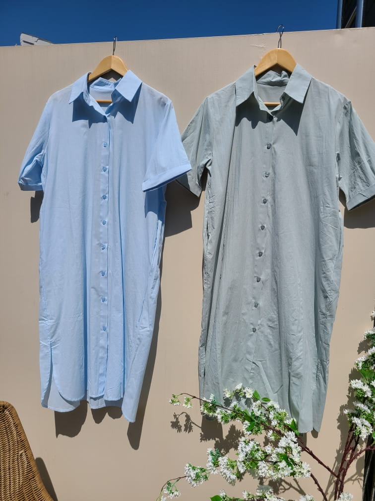BLEND - Korean Children Fashion - #Kfashion4kids - Beach Shirt Long One-piece - 3