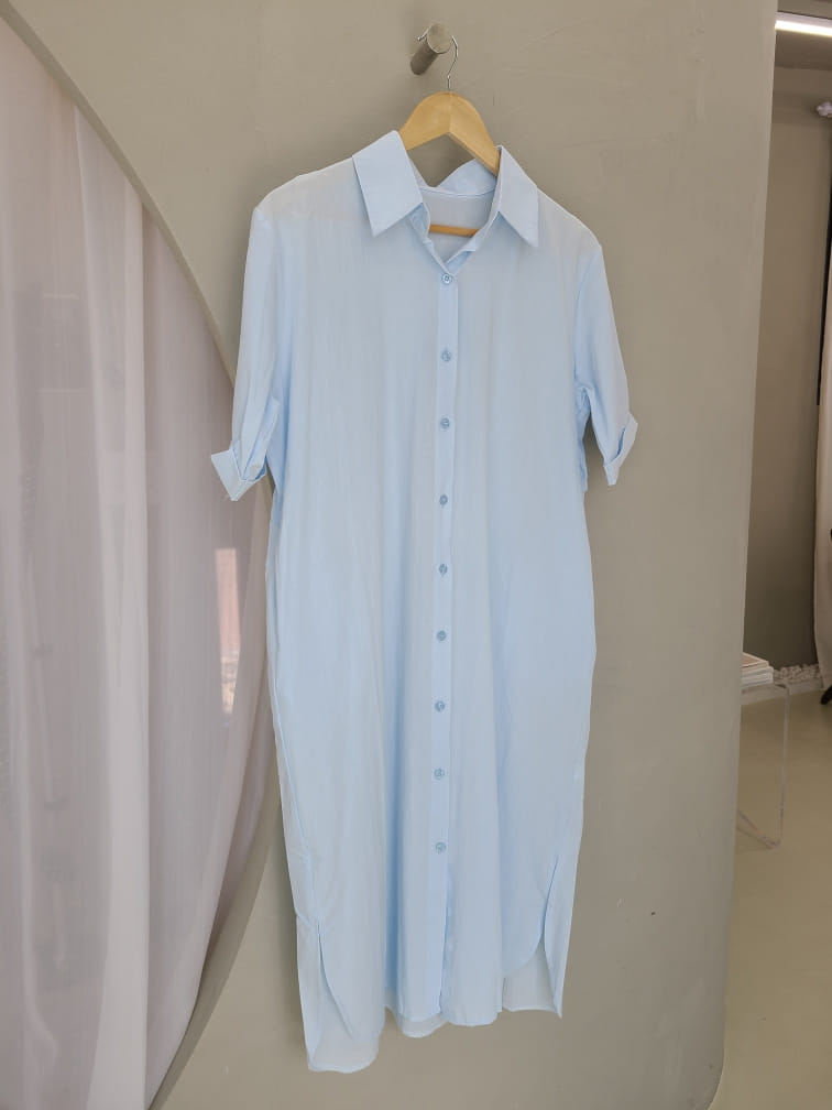 BLEND - Korean Children Fashion - #Kfashion4kids - Beach Shirt Long One-piece - 4