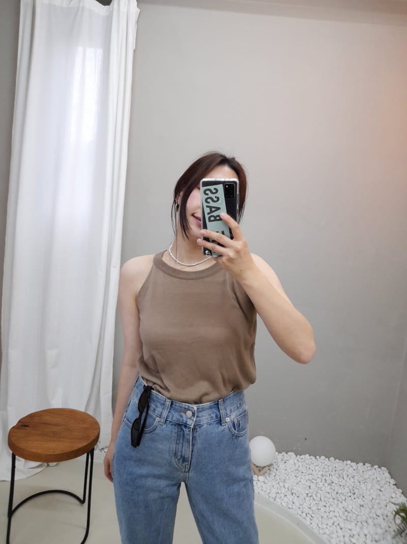 BLEND - Korean Children Fashion - #Kfashion4kids - Halter Knit Sleeveless