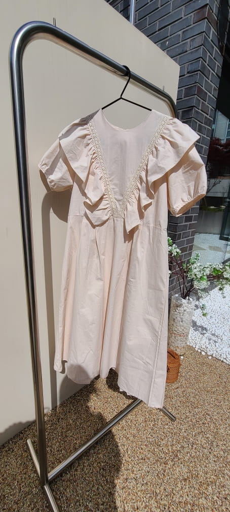 BLEND - Korean Children Fashion - #Kfashion4kids - Bagel Frill One-piece - 3