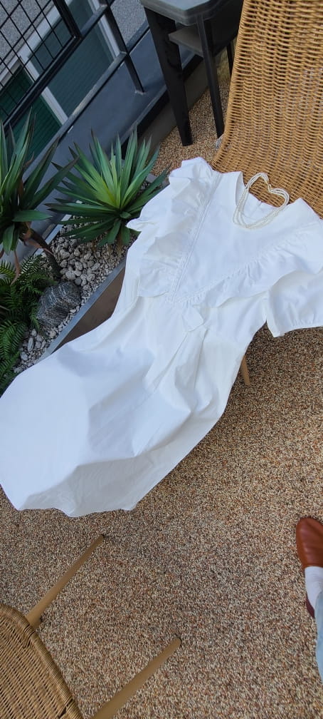 BLEND - Korean Children Fashion - #Kfashion4kids - Bagel Frill One-piece - 4