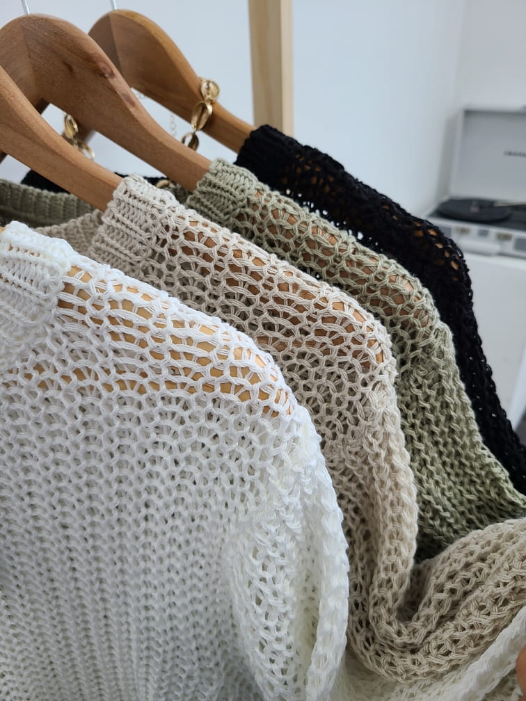 BLEND - Korean Children Fashion - #Kfashion4kids - Mesh Knit - 5