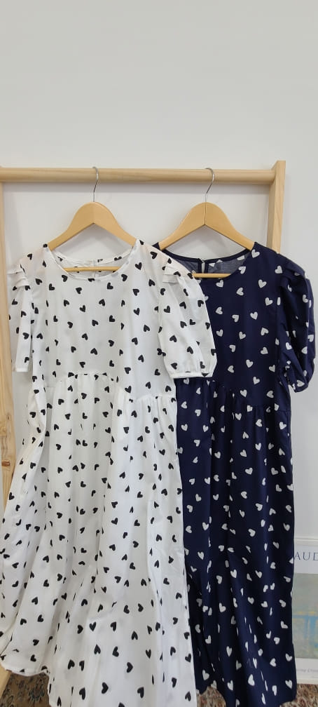 BLEND - Korean Children Fashion - #Kfashion4kids - Heart One-piece - 2