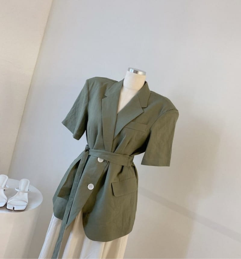 BLEND - Korean Children Fashion - #Kfashion4kids - Maison Linen 100 Jacket - 5