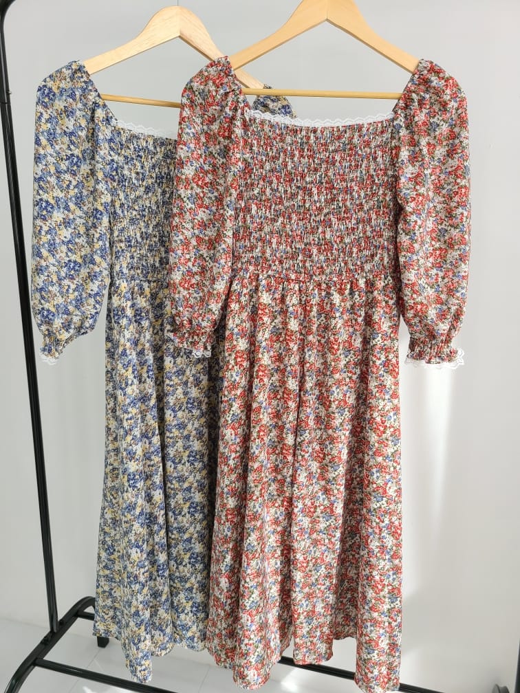 BLEND - Korean Children Fashion - #Kfashion4kids - Rose Smocked One-piece - 5