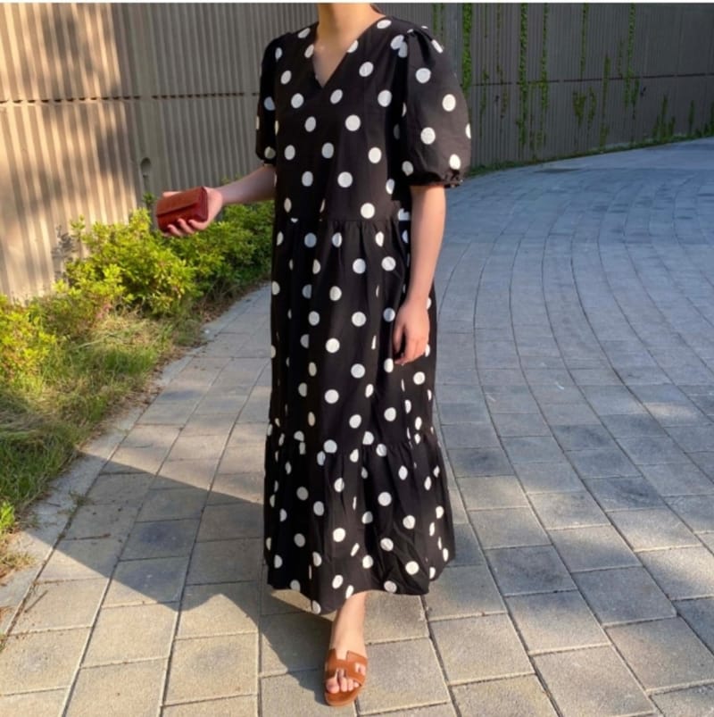BLEND - Korean Children Fashion - #Kfashion4kids - Circle Shirring One-piece