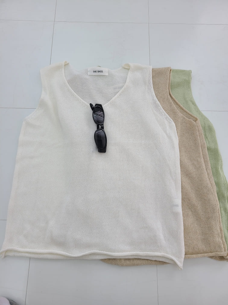BLEND - Korean Children Fashion - #Kfashion4kids - Round V Sleeveless - 2