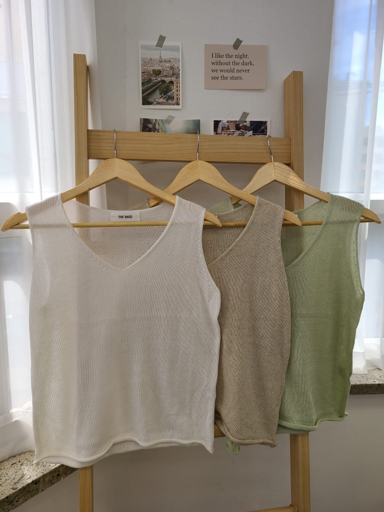 BLEND - Korean Children Fashion - #Kfashion4kids - Round V Sleeveless - 3