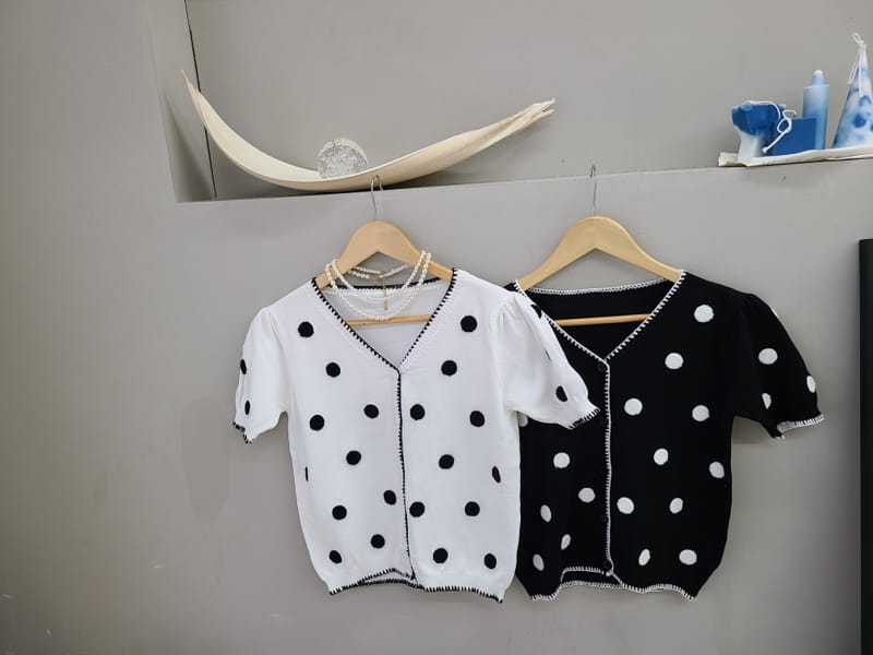 BLEND - Korean Children Fashion - #Kfashion4kids - Dot Cardigan - 4